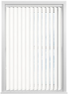 Orion (Blackout), Pure White - Vertical Blind